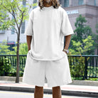 Mason | Men’s 100% Cotton Co - Ord Set – Oversized T-Shirt & Shorts Lounge Set - Mason Luxor