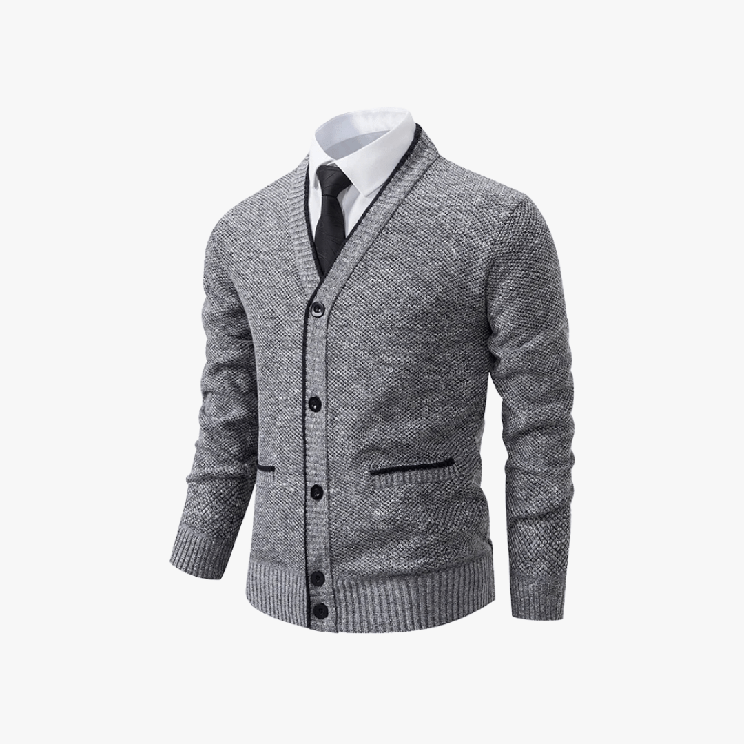 Mason | Men’s Button - Up Cardigan Sweater - Mason Luxor
