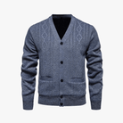 Mason | Men’s Cable Knit Button Cardigan - Mason Luxor