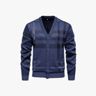 Mason | Men’s Checkered Button - Up Cardigan - Mason Luxor