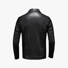 Mason | Men’s Classic Black Leather Jacket - Mason Luxor