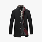 Mason | Men’s Formal Coat with Scarf - Mason Luxor