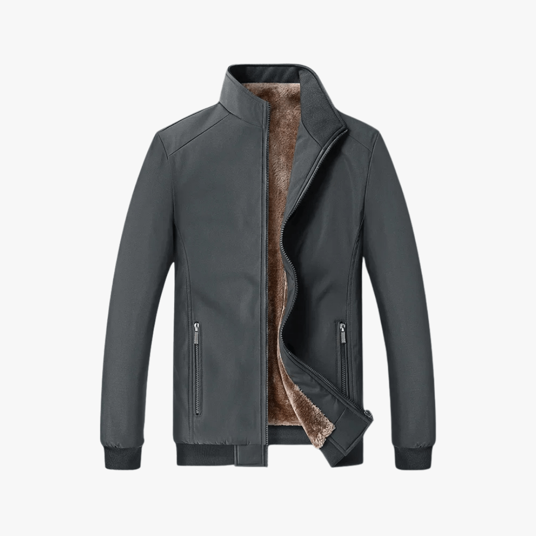 Mason | Men’s Fur - Lined Bomber Jacket - Mason Luxor