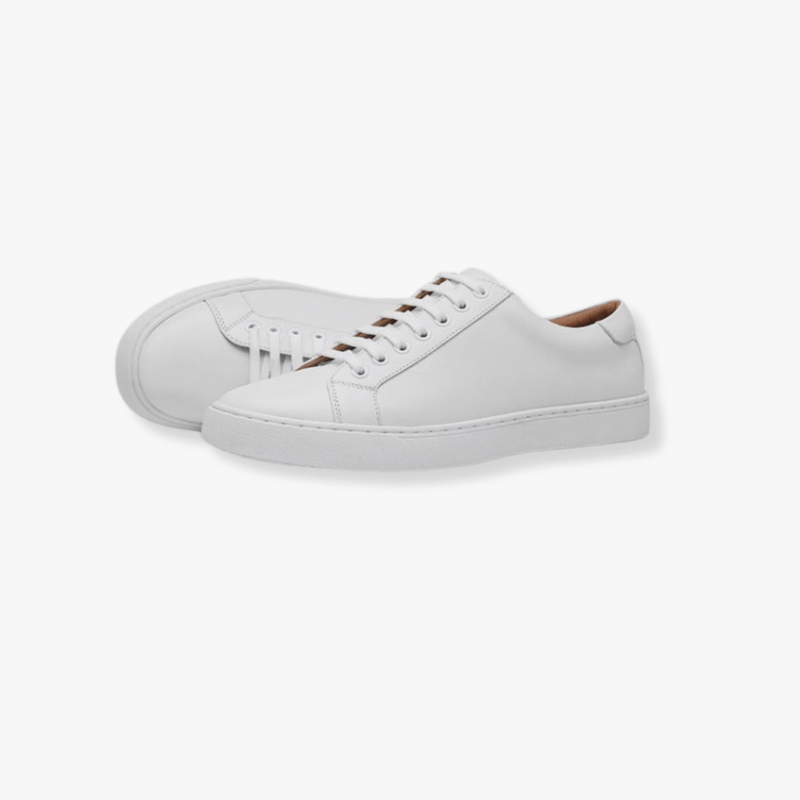 Mason | Genuine Leather White Shoes - Minimalist Style - Mason Luxor Men Fashion