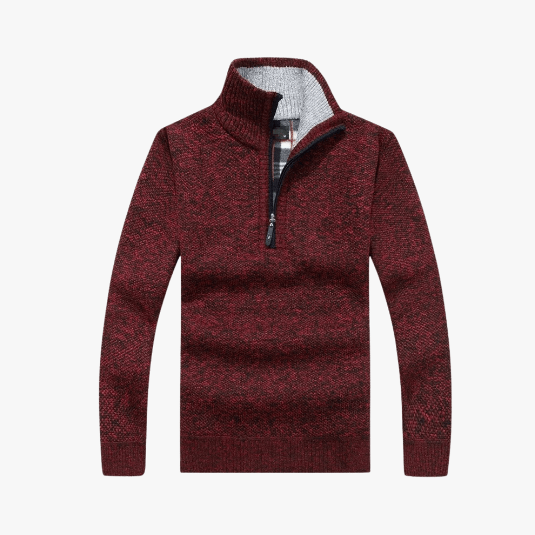 Mason | Men’s Half - Zip Pullover Sweater - Mason Luxor