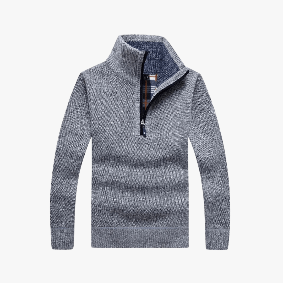 Mason | Men’s Half - Zip Pullover Sweater - Mason Luxor