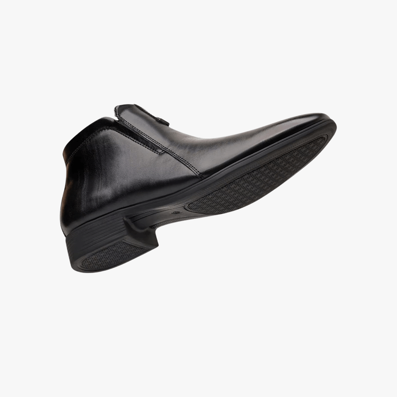 Mason | Men's Leather Dress Ankle Boots – Formal Zip - Up Shoes - Mason Luxor Men Fashion