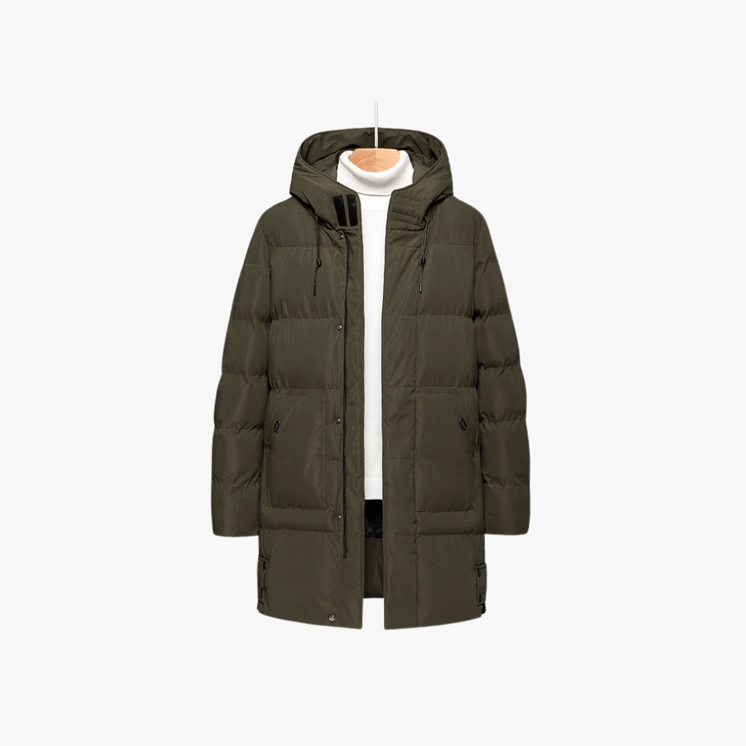 Mason | Men’s Long Puffer Jacket - Mason Luxor