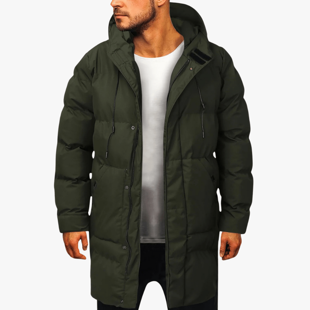 Mason | Men’s Long Puffer Jacket - Mason Luxor