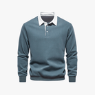 Mason | Men’s Long - Sleeve Polo Sweater - Mason Luxor