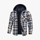 Mason | Men’s Plaid Hooded Jacket - Mason Luxor