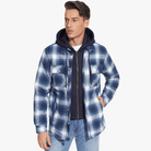 Mason | Men’s Plaid Hooded Jacket - Mason Luxor