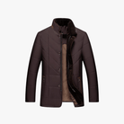 Mason | Men’s Quilted Formal Jacket with Fur Collar - Mason Luxor