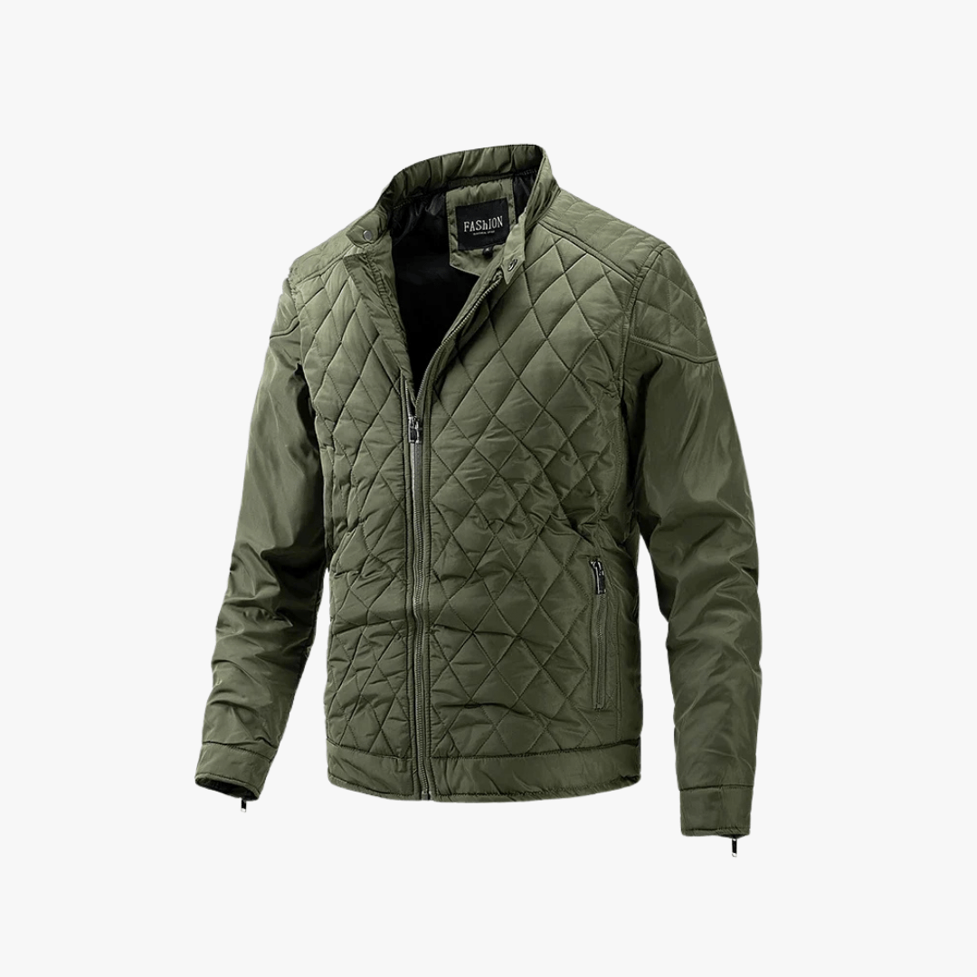 Mason | Men’s Quilted Zip - Up Jacket - Mason Luxor
