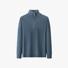 Mason | Men’s Ribbed Zip - Up Sweater - Mason Luxor