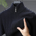 Mason | Men’s Ribbed Zip - Up Sweater - Mason Luxor