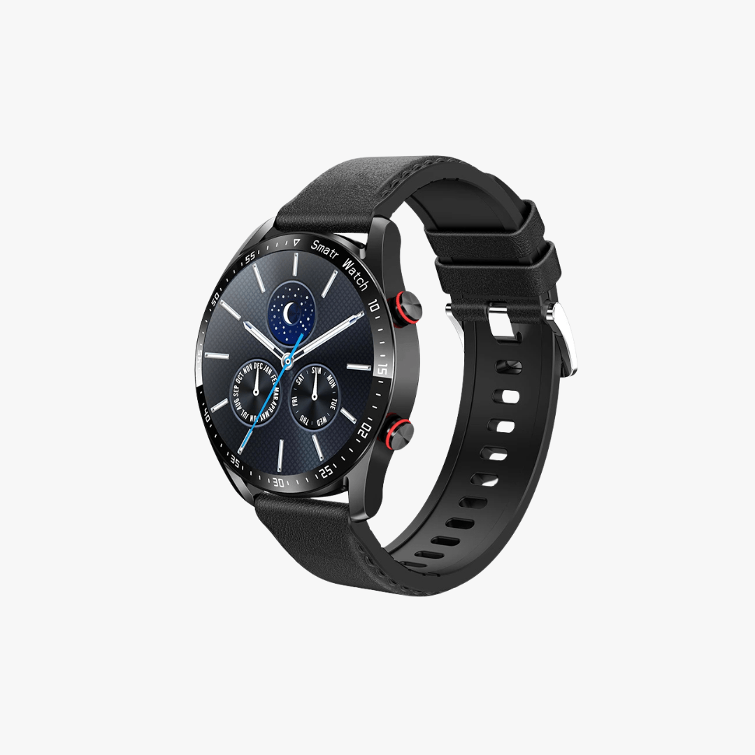 Mason | Men’s Round Smartwatch – Fitness Tracker with Heart Rate, Sleep &amp; Step Monitor - Mason Luxor Men Fashion
