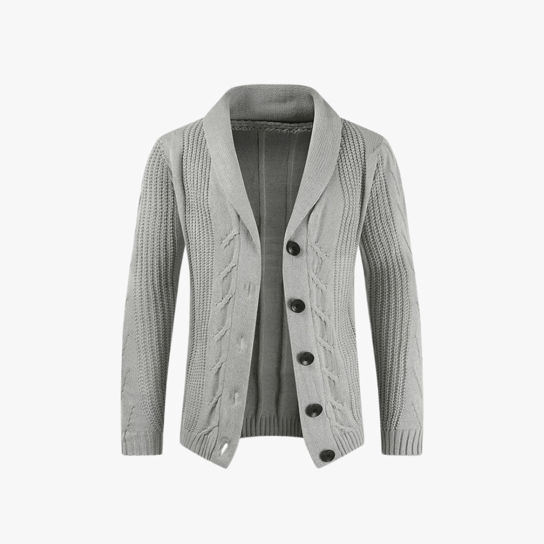 Mason | Men’s Shawl Collar Button - Up Cardigan - Mason Luxor