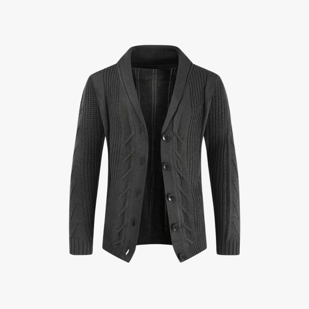 Mason | Men’s Shawl Collar Button - Up Cardigan - Mason Luxor