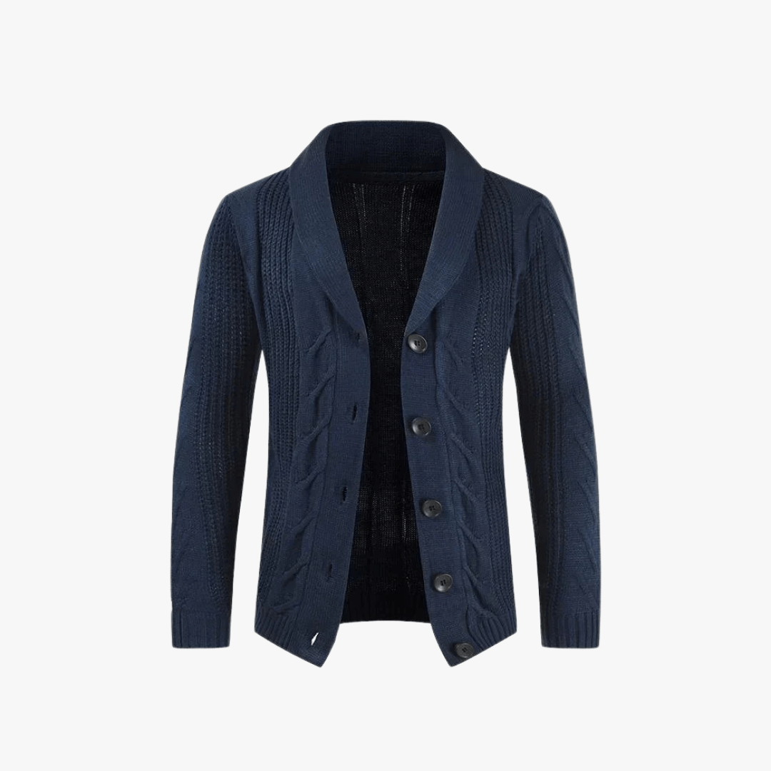 Mason | Men’s Shawl Collar Button - Up Cardigan - Mason Luxor