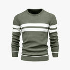 Mason | Men’s Striped Crewneck Sweater - Mason Luxor