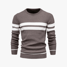 Mason | Men’s Striped Crewneck Sweater - Mason Luxor