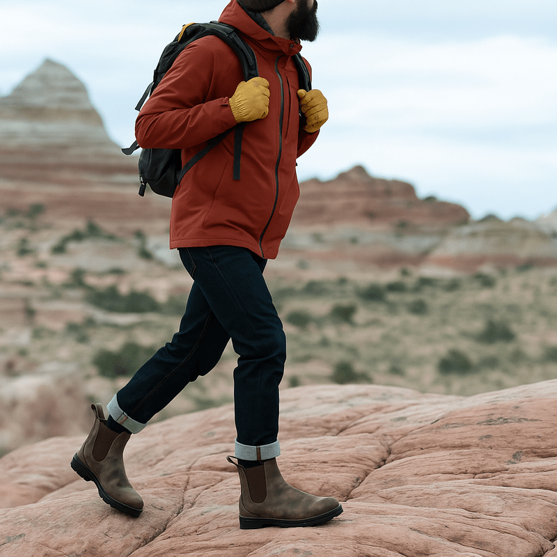 Mason | Men’s Suede Chelsea Boots – Comfy Classic Slip - On - Mason Luxor Men Fashion