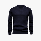 Mason | Men’s Textured Crewneck Sweater - Mason Luxor