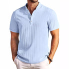Mason | Men’s Vintage Knit Polo Shirt – Classic Old Money Style with Summer Comfor - Mason Luxor