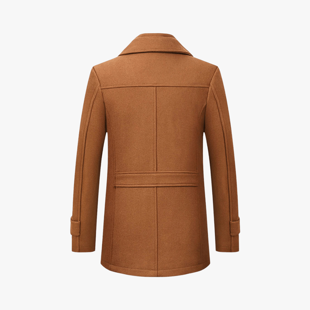 Mason | Men’s Wool Blend Peacoat - Mason Luxor