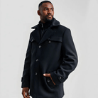 Mason | Men’s Wool Blend Peacoat - Mason Luxor