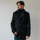 Mason | Men’s Wool Blend Peacoat - Mason Luxor