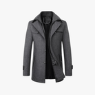 Mason | Men’s Wool Blend Peacoat - Mason Luxor