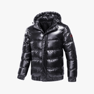 Mason | Men's shiny black down jacket - Mason Luxor Men Fashion