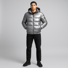 Mason | Men's shiny black down jacket - Mason Luxor Men Fashion