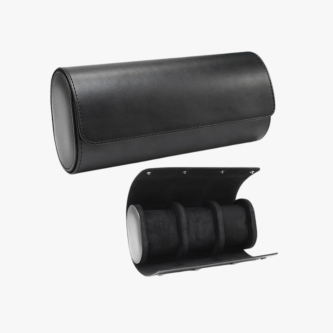 Mason | Minimalist Watch Roll Case – Sleek Travel Storage for 1–3 Watches - Mason Luxor Men Fashion