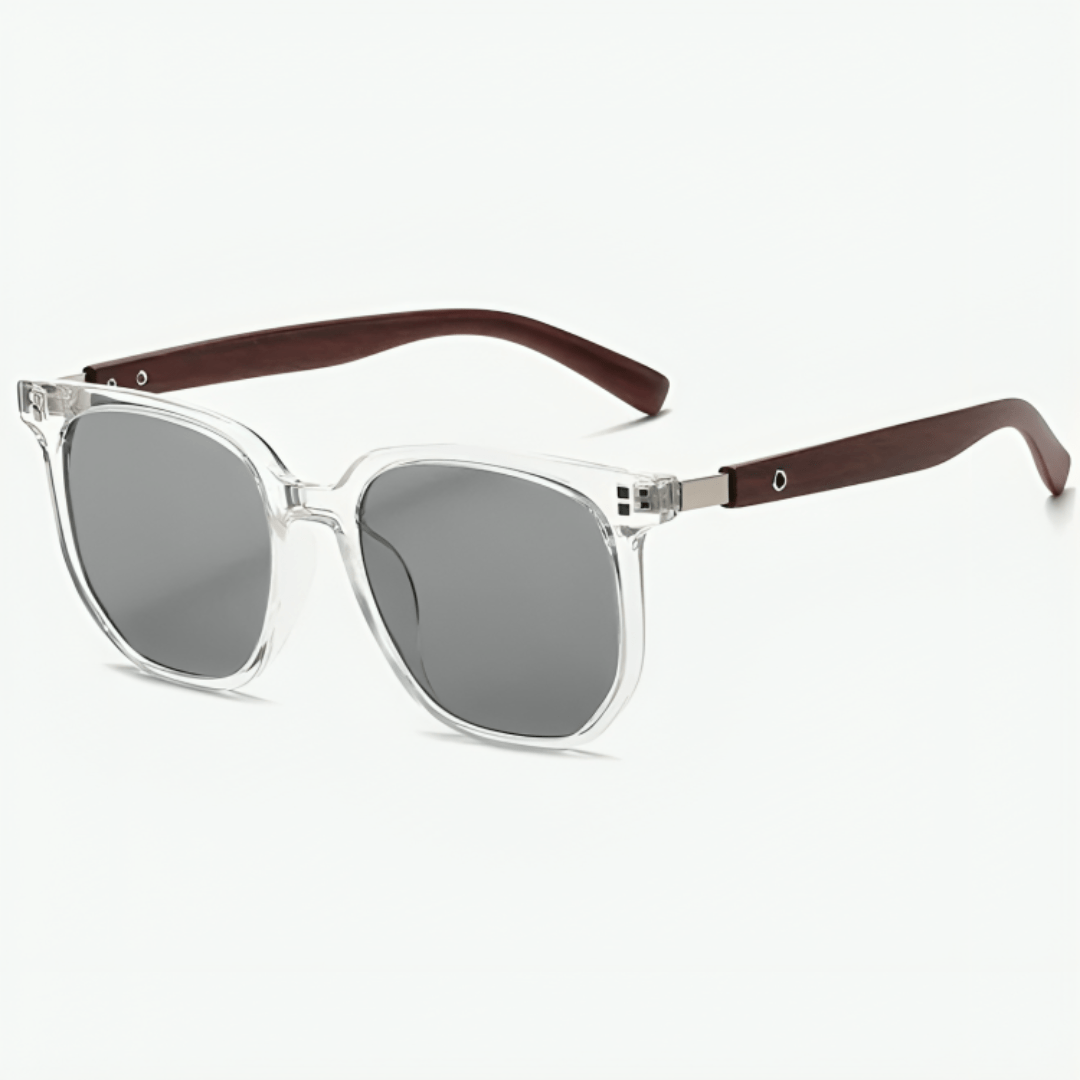 Mason | Retro Wooden Sunglasses – Unisex Vintage Style with UV Protection - Mason Luxor Men Fashion