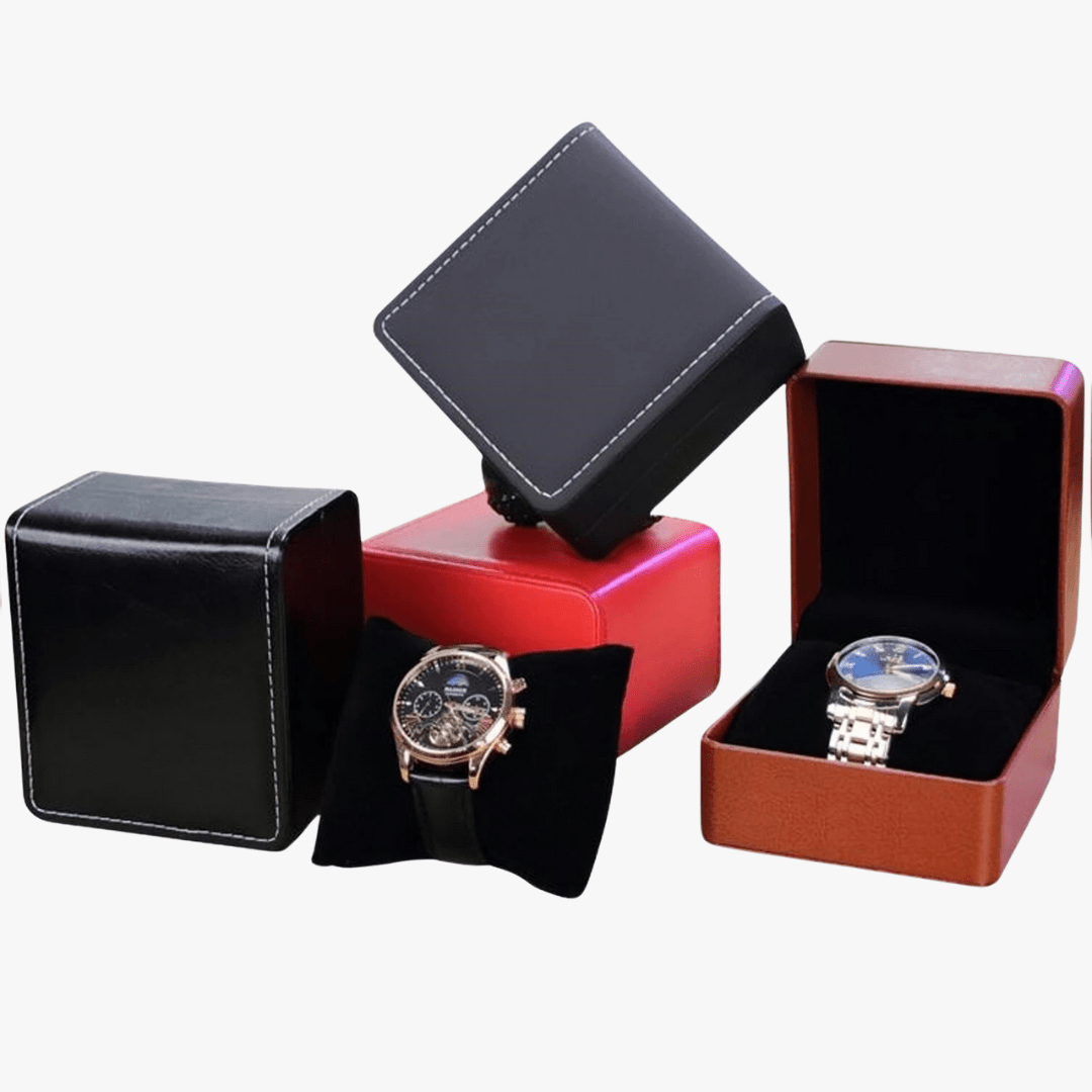 Mason | Single Watch Gift Box – Elegant PU Leather Case (Multiple Colors) - Mason Luxor Men Fashion
