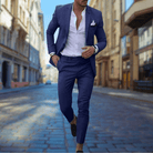 Mason | Slim fit men's summer suit - wedding suit - Mason Luxor Men Fashion