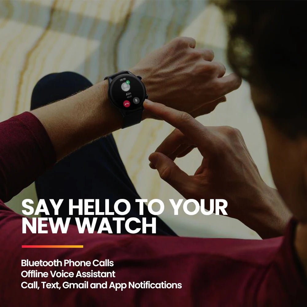 Mason | Smartwatch with Round Display – Fitness &amp; Health Tracker for Men &amp; Women - Mason Luxor Men Fashion