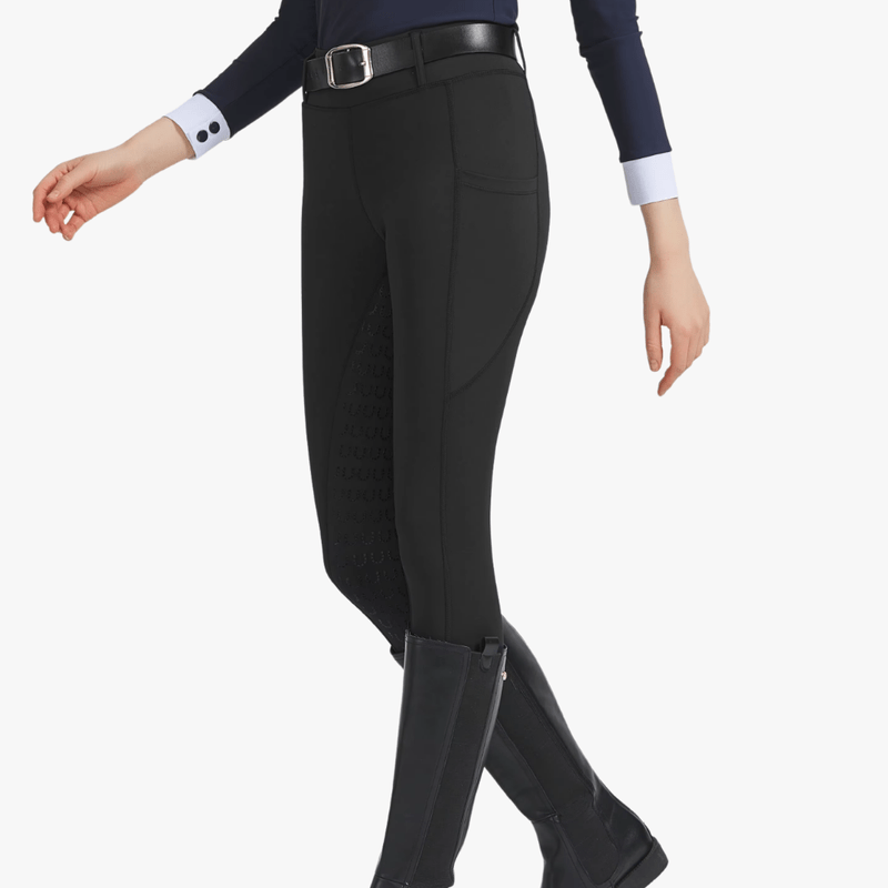 Mason | Women Horse Riding Leggings Riding Tights Equestrian Breeches with Phone Pockets - Full Seat Silicone - Mason Luxor Men Fashion