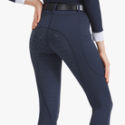 Mason | Women Horse Riding Leggings Riding Tights Equestrian Breeches with Phone Pockets - Full Seat Silicone - Mason Luxor Men Fashion