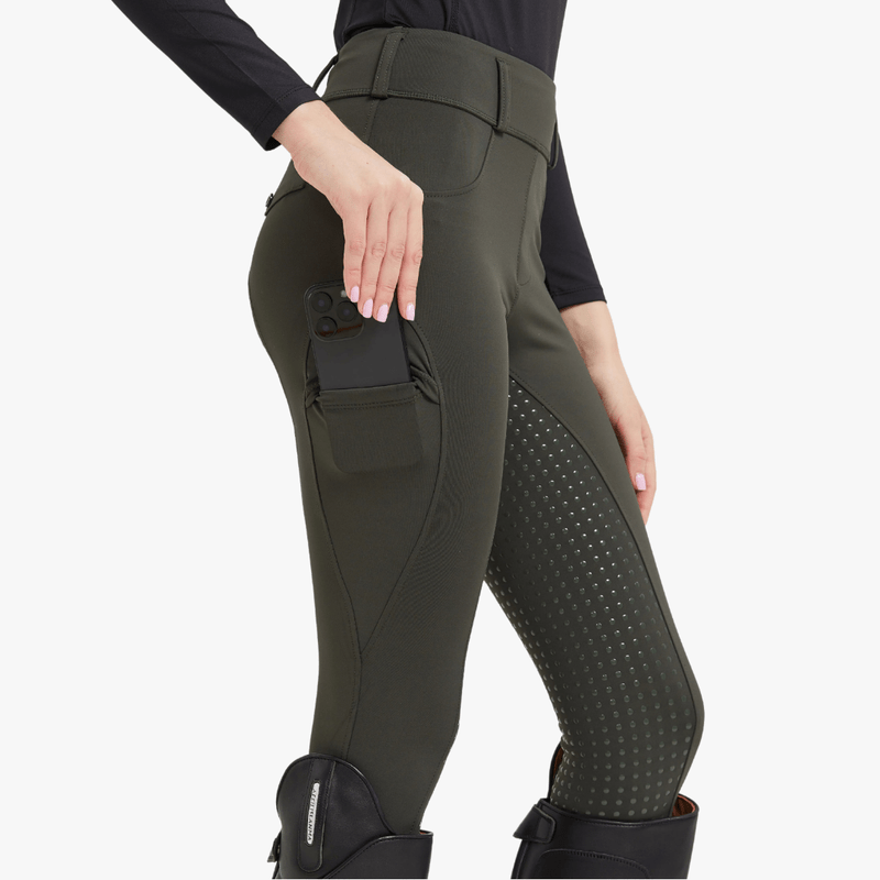 Mason | Women Horse Riding Tights Breeches Equestrian Silicone Grip with Phone Pockets - Mason Luxor Men Fashion