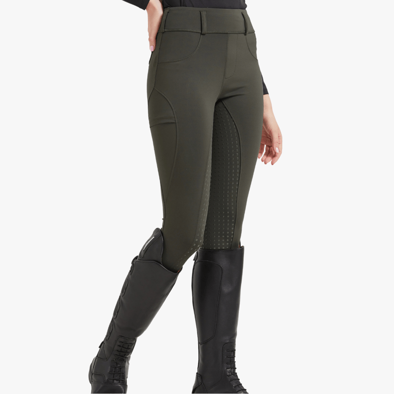 Mason | Women Horse Riding Tights Breeches Equestrian Silicone Grip with Phone Pockets - Mason Luxor Men Fashion