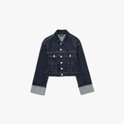 Mason | Denim Jacket for Women – Cropped Classic with Oversized Cuffs - Mason Luxor Men Fashion