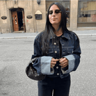 Mason | Denim Jacket for Women – Cropped Classic with Oversized Cuffs - Mason Luxor Men Fashion