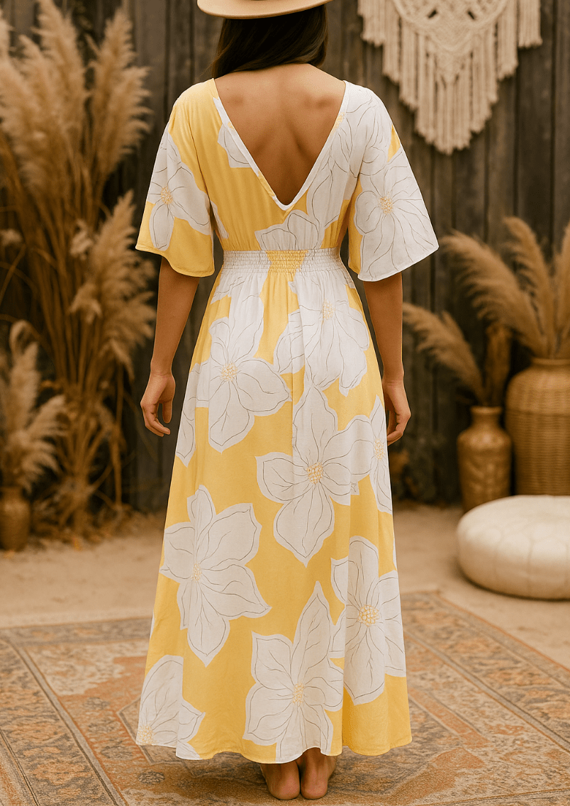 Mason | Women's Elegant Floral Dress - Mason Luxor