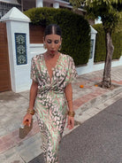 Mason | Women's Elegant Wrap Dress - Mason Luxor