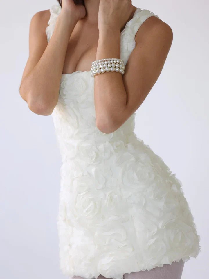 Mason | Women's Floral Corset Mini Dress - Mason Luxor