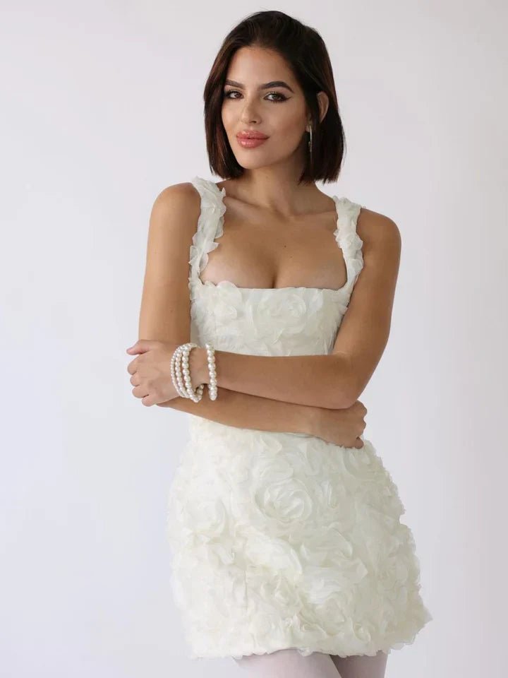 Mason | Women's Floral Corset Mini Dress - Mason Luxor